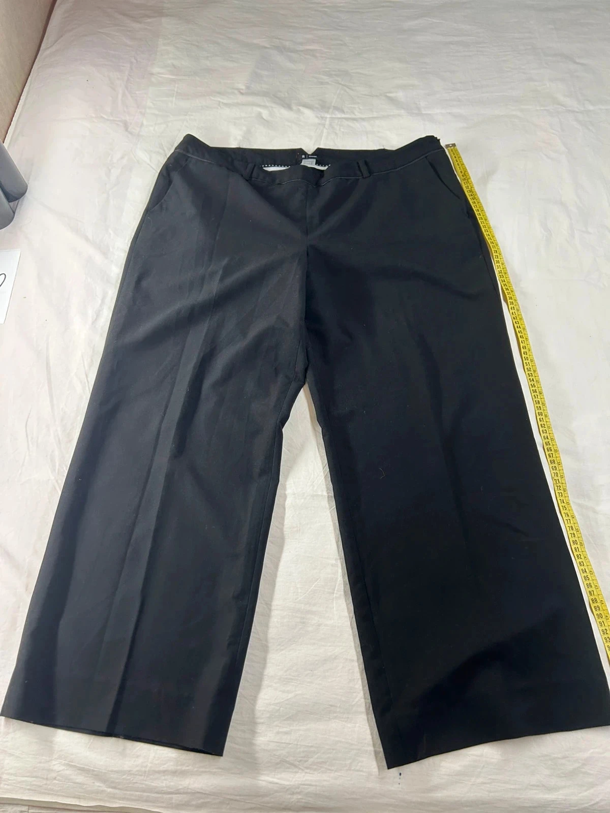 Pantalon droit noir la redoute